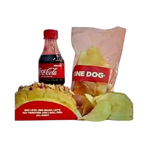 Combo 2 One Dog + 2 Gaseosa 250 ml