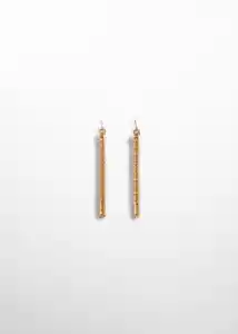 Pendientes Cuadri Oro Talla 99 Teen Niñas Mango