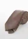 Corbata Floridap Marrón Talla 99 Hombre Mango