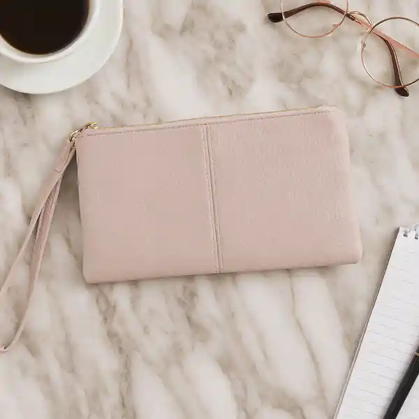 Bolso Multiuso Con Asa de Mano Granulado Serie Morado Miniso