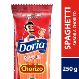 Doria Pasta Spaghetti Sabor a Chorizo