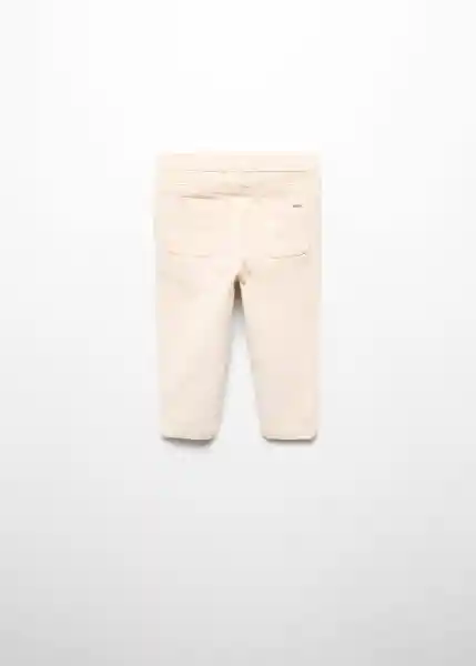 Pantalón Ursula Beige Talla 66 Niña Mango