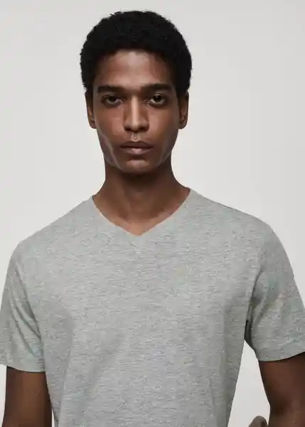 Camiseta Chelsea Gris Medio Vigoré Talla XS Hombre Mango