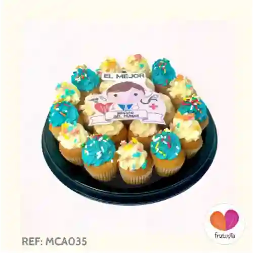 Minicupcakes el Mejor Doctor X20 Mca035