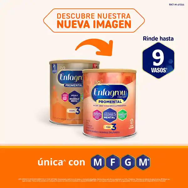 Alimento Lácteo Enfagrow Premium Promental Natural 375 g