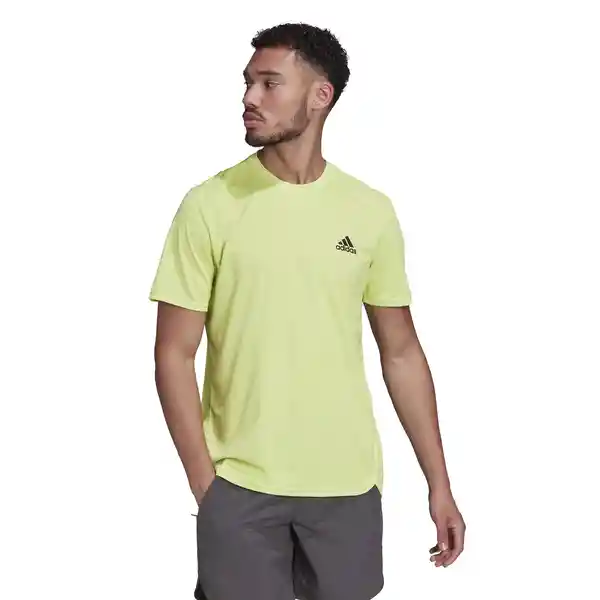 Adidas Camiseta D4M Tee Para Hombre Amarillo Talla L Ref: HF7218