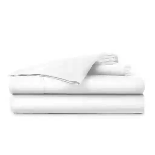 Members Selection Juego de Sabanas Blancas Cama Queen