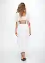 Vestido Acre-L Off White Talla XL Mujer Mango