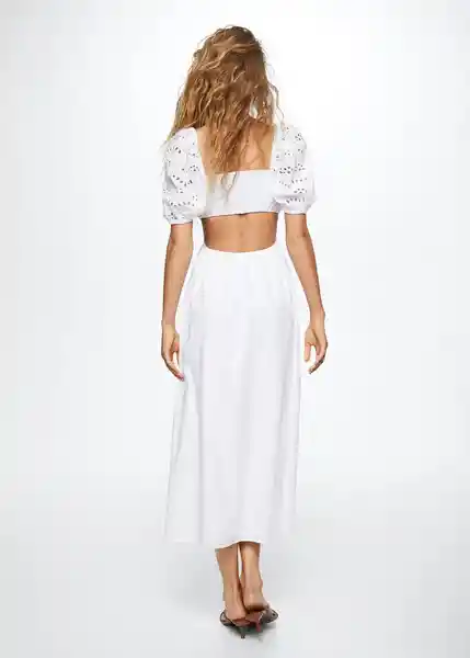 Vestido Acre-L Off White Talla XL Mujer Mango