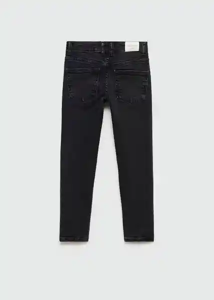 Jean Slim Tejano Negro Talla 12 Niños Mango