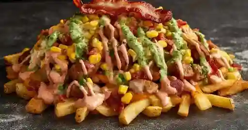 Salchipapa Champetua