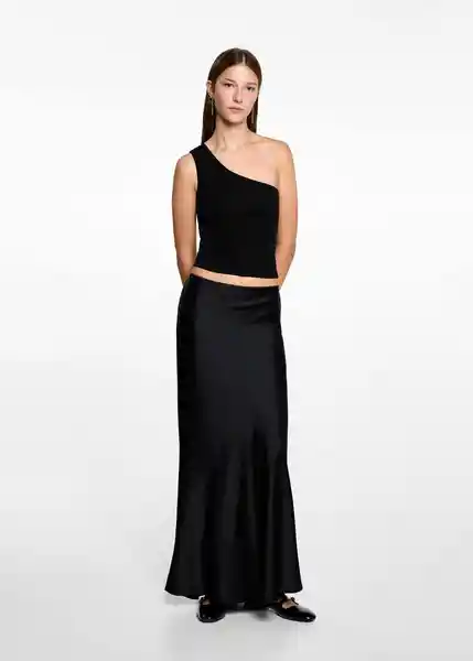 Top Flash Negro Talla 18 Teen Niñas Mango