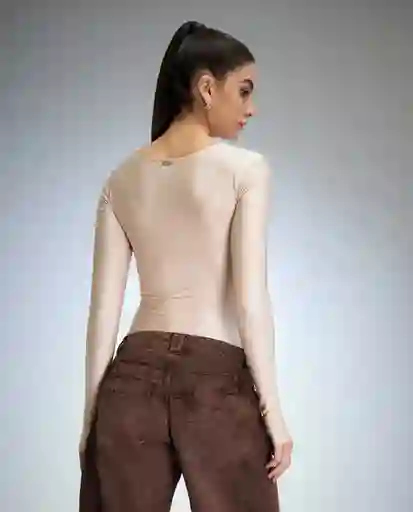 Camisa Mujer Crudo Talla S 612G083_CRU135304