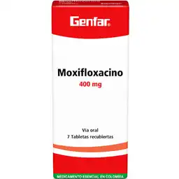 Moxifloxacino Genfar (400 Mg) Tabletas Recubiertas