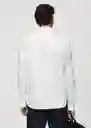 Camisa Arezza Blanco Talla L Hombre Mango
