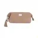 Cosmetiquera Con Relieve Serie Khaki Miniso