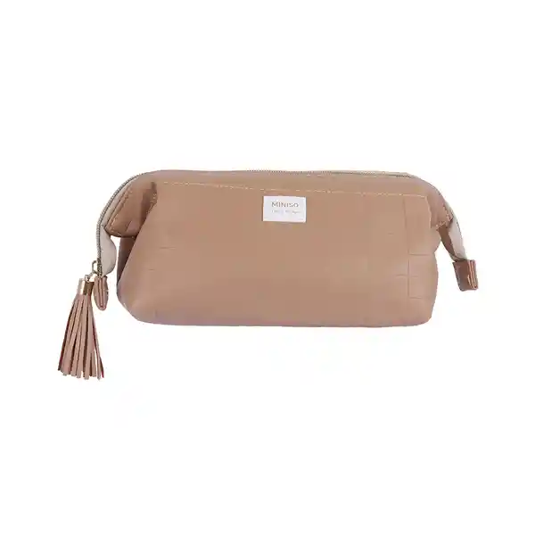 Cosmetiquera Con Relieve Serie Khaki Miniso