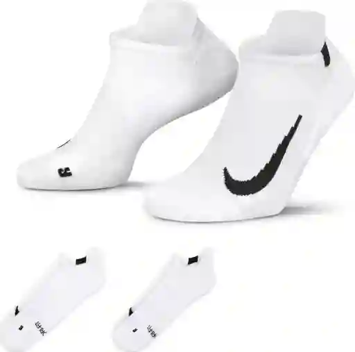 Nike Calcetines Mltplier Para Hombre Blanco Talla S