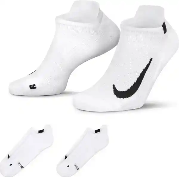 Nike Calcetines Mltplier Para Hombre Blanco Talla S