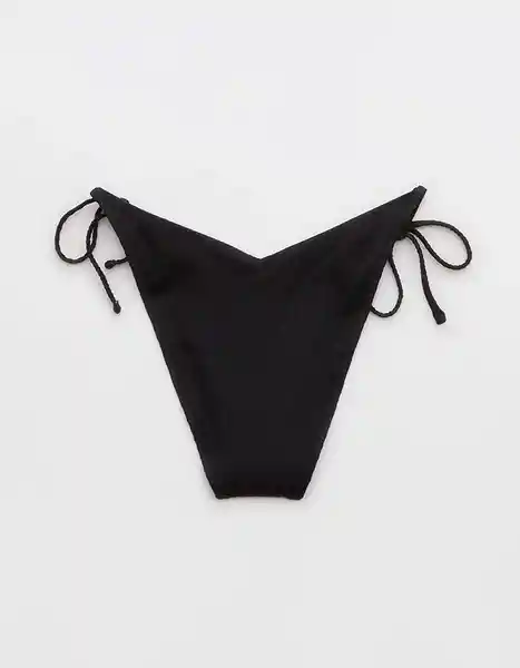 Panti Vestido de Baño Aerie Negro Talla Medium American Eagle