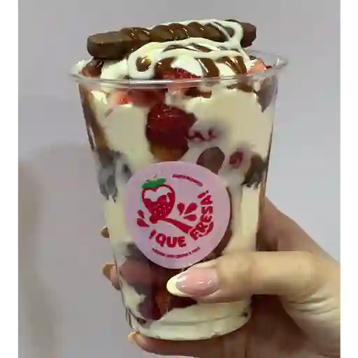 Fresas con crema 16onz