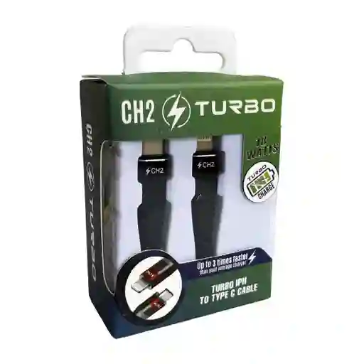 Cable Turbo Puertos Iph-Tipo C Chargers2Go Sin Ref