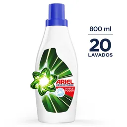 Detergente Liquido Ariel Doble Poder De 800ml Jabon Para Ropa