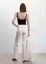 Pantalón Iguana Nude Talla S Mujer Mango