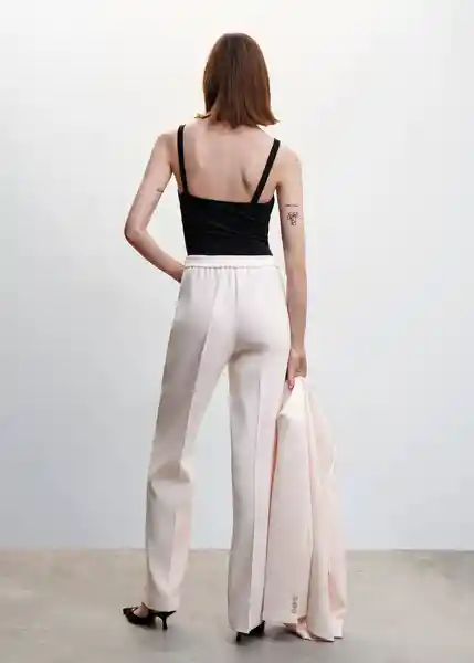 Pantalón Iguana Nude Talla S Mujer Mango