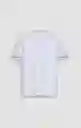 Camiseta Polo Hombre Talla M 802G083_BLA114001 Americanino