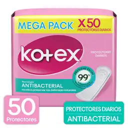 Kotex Protectores Diarios Antibacterial