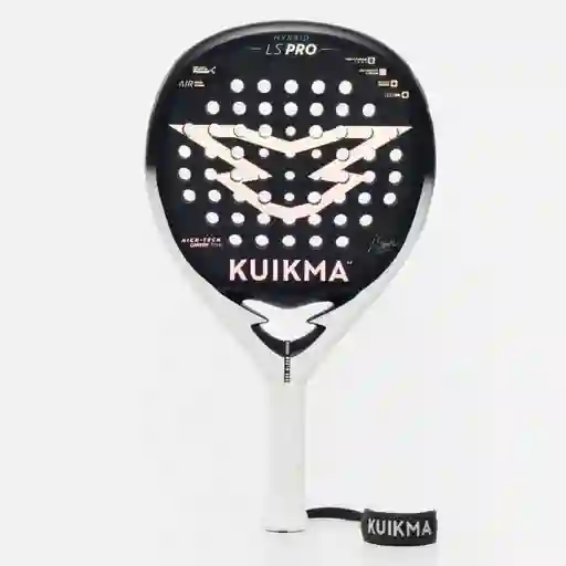 Kuikma Pala de Padel Ls Hybrid Pro Lucía Sáinz Blanco/negro