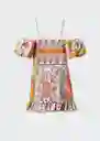 Vestido Claire Off White Talla L Mujer Mango