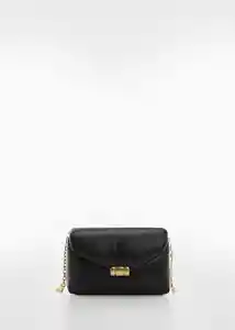 Bolso P Falco Negro Mujer Mango