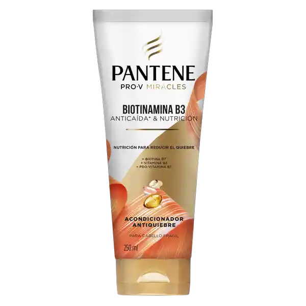 Pantene Acondicionador Anticaída Biotinamina + B3 250 mL