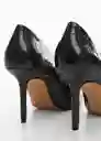 Zapatos Lora Mujer Negro Talla 36 Mango