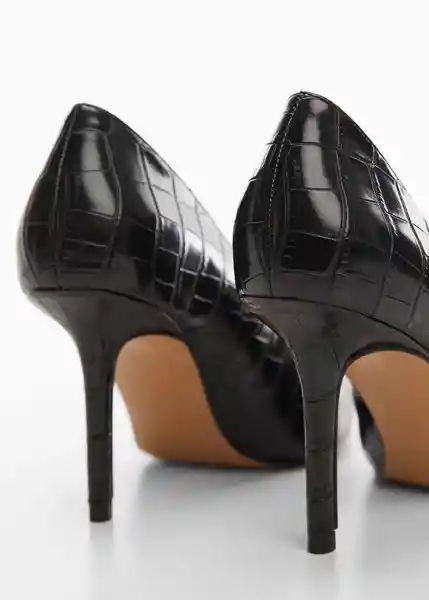 Zapatos Lora Mujer Negro Talla 36 Mango