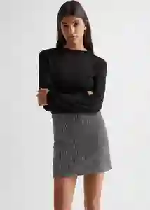 Falda Starf Negro Talla 20 Teen Niñas Mango