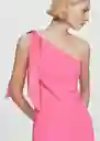 Vestido Lázaro Rosa Talla XS Mujer Mango