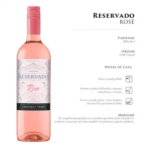 Reservado Vino Rosado Rosé