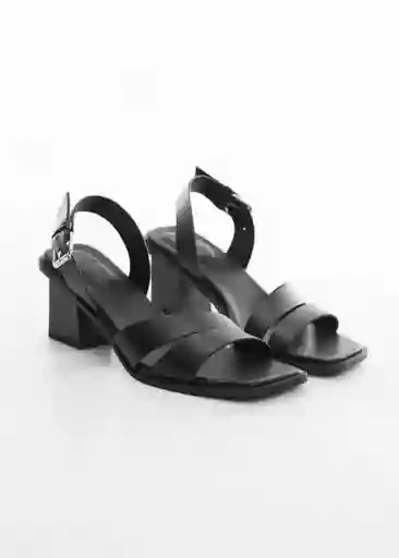 Sandalias Marise Negro Talla 38 Mujer Mango