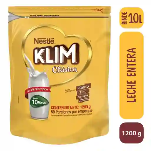 Leche en polvo KLIM Clásica x 1200g