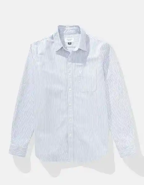 Camisa Hombre Azul Talla LARGE 2830401 American Eagle