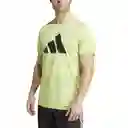 Adidas Camiseta Run It Tee Para Hombre Verde Talla L