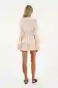 Vestido Corto Auraluna Café Talla 01 S