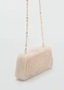 Bolso P Zina Marfil Talla 99 Mujer Mango