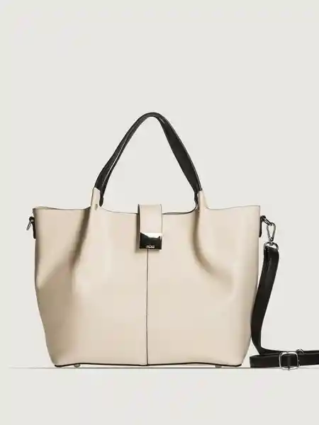 Prüne Cartera de Hombro Shoulder Claire Gr Blanco