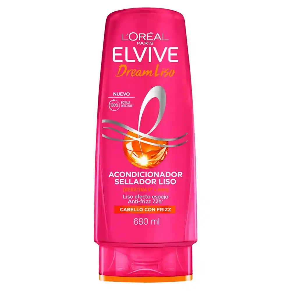 Acondicionador L'Oreal Paris Elvive Dream Liso 680 ml