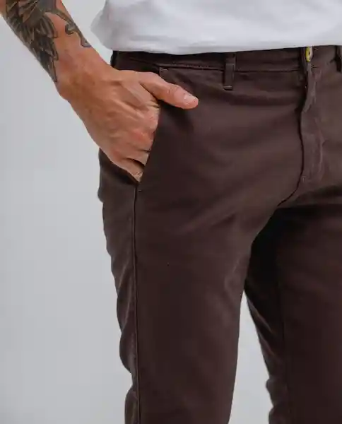 Pantalón Café Talla 32 Rifle169e001