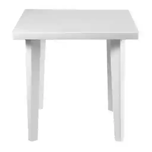 Mesa Plastica Vanyplas Blanco 75x75cm